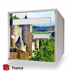 Sticker boîte aux lettres Carcassonne