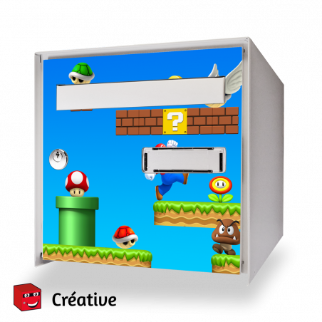 Sticker boîte aux lettres Mario